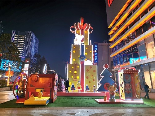 濟寧和諧廣場圣誕美陳